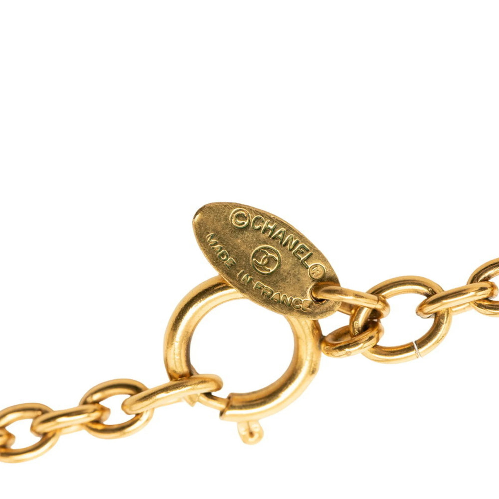 CHANEL Gold Logo Necklace - Picture 6 of 7